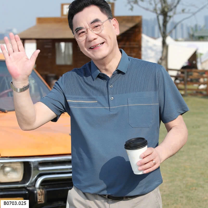   ÁO POLO TRUNG NIÊN NGẮN TAY   Sỉ 105k 