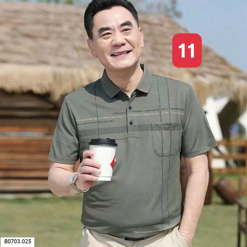   ÁO POLO TRUNG NIÊN NGẮN TAY   Sỉ 105k 