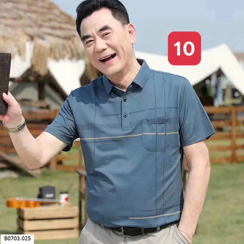   ÁO POLO TRUNG NIÊN NGẮN TAY   Sỉ 105k 