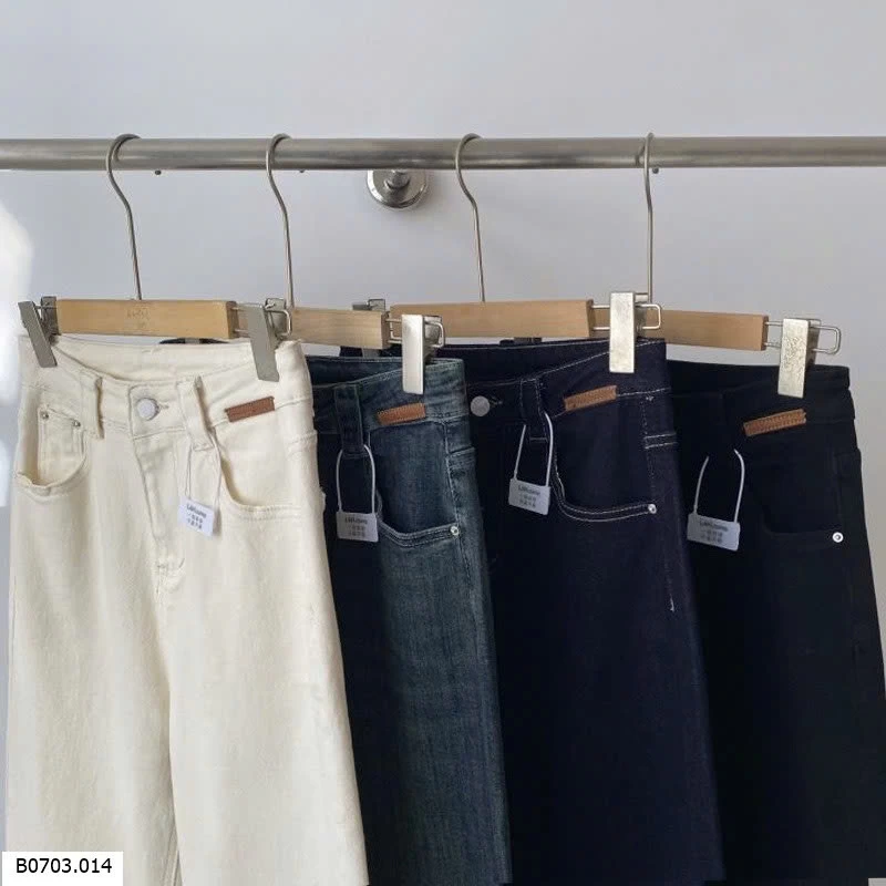 JEANS SUÔNG CẠP CAO      Sỉ 260k 
