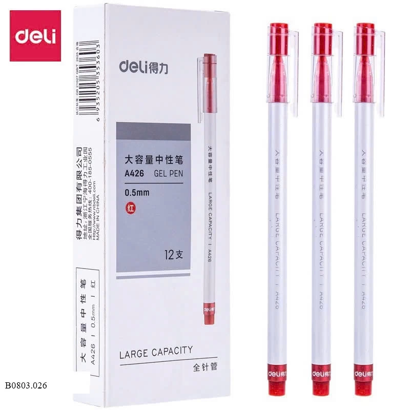 SET 2 HỘP BÚT NƯỚC GEL DELI 0.5MM Sỉ  70k/ 1 sét 2 hộp 1 màu