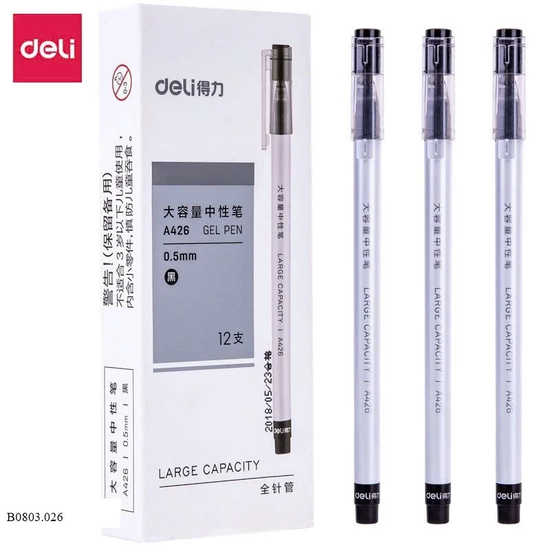 SET 2 HỘP BÚT NƯỚC GEL DELI 0.5MM Sỉ  70k/ 1 sét 2 hộp 1 màu