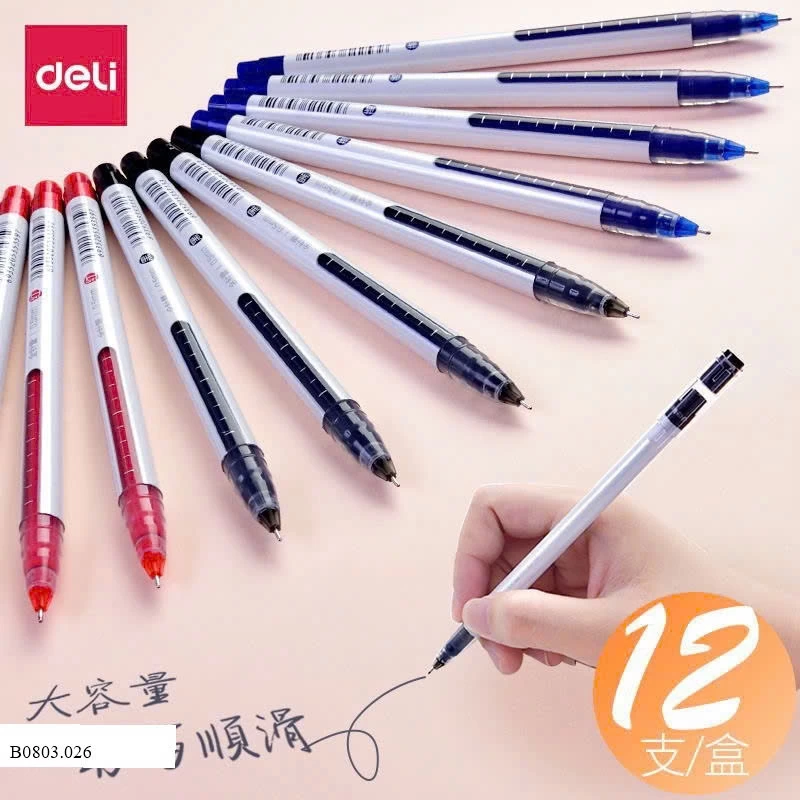SET 2 HỘP BÚT NƯỚC GEL DELI 0.5MM Sỉ  70k/ 1 sét 2 hộp 1 màu