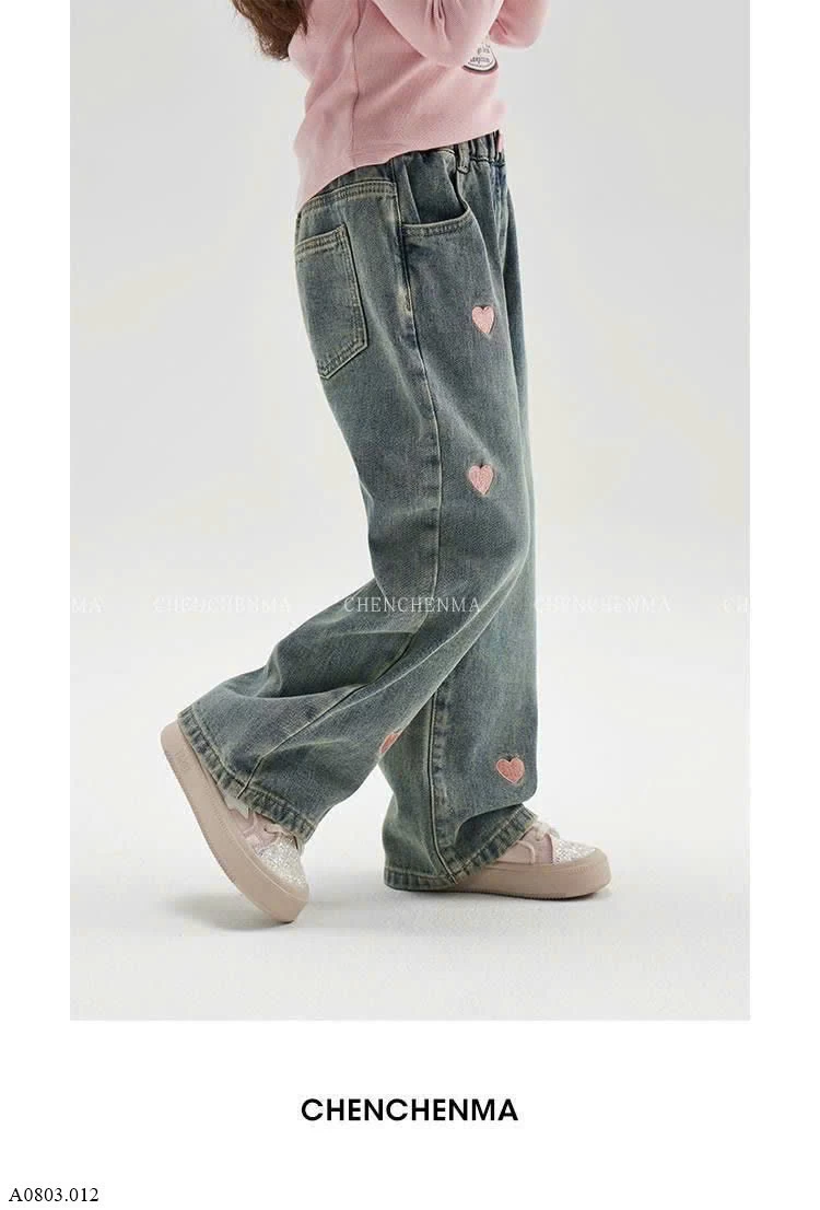 QUẦN JEAN TRÁI TIM    Sỉ 105k
