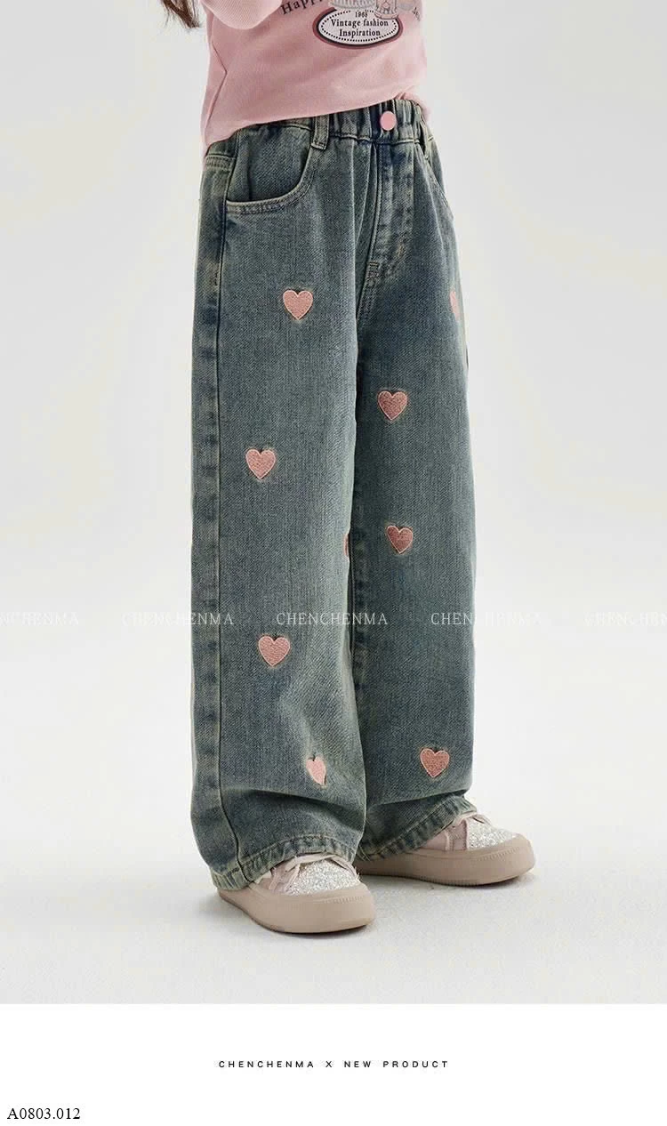 QUẦN JEAN TRÁI TIM    Sỉ 105k