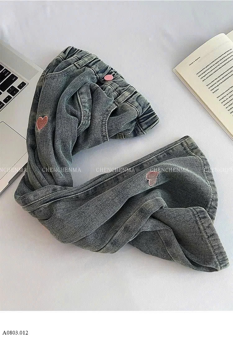 QUẦN JEAN TRÁI TIM    Sỉ 105k