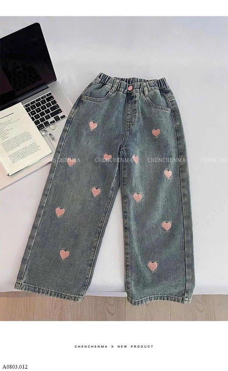 QUẦN JEAN TRÁI TIM    Sỉ 105k