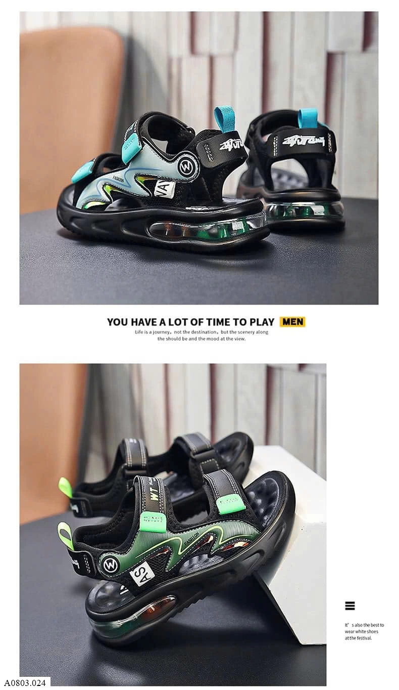 SANDAL BÉ TRAI PHỐI MẦU     Sỉ 120k