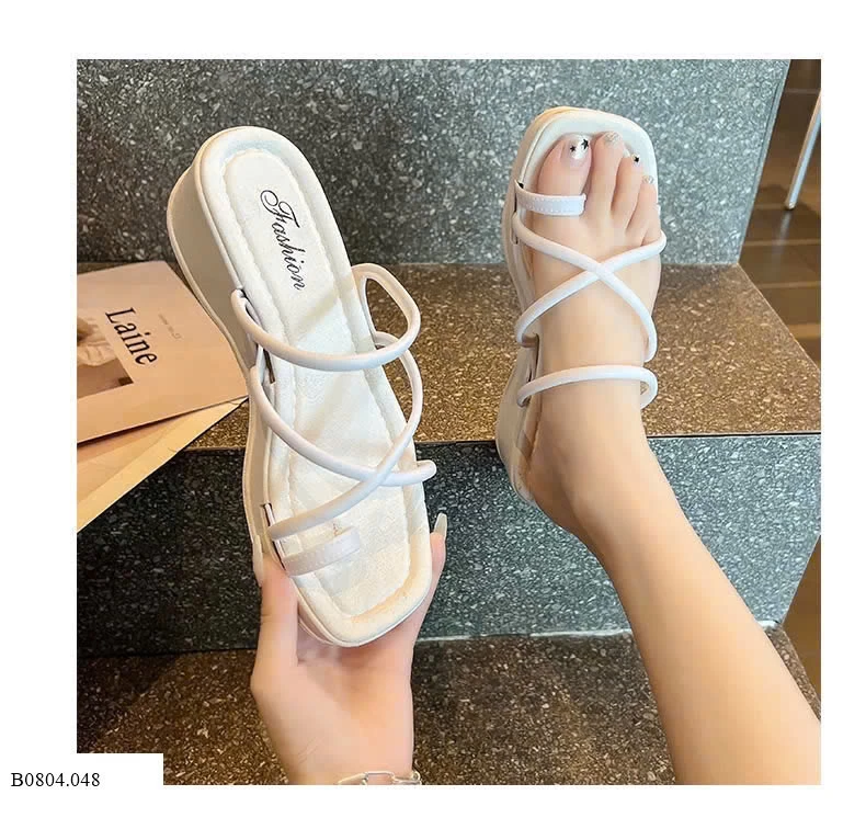DÉP QUAI TRONG VÀ SANDAL DÂY MẢNH   Sỉ 45k