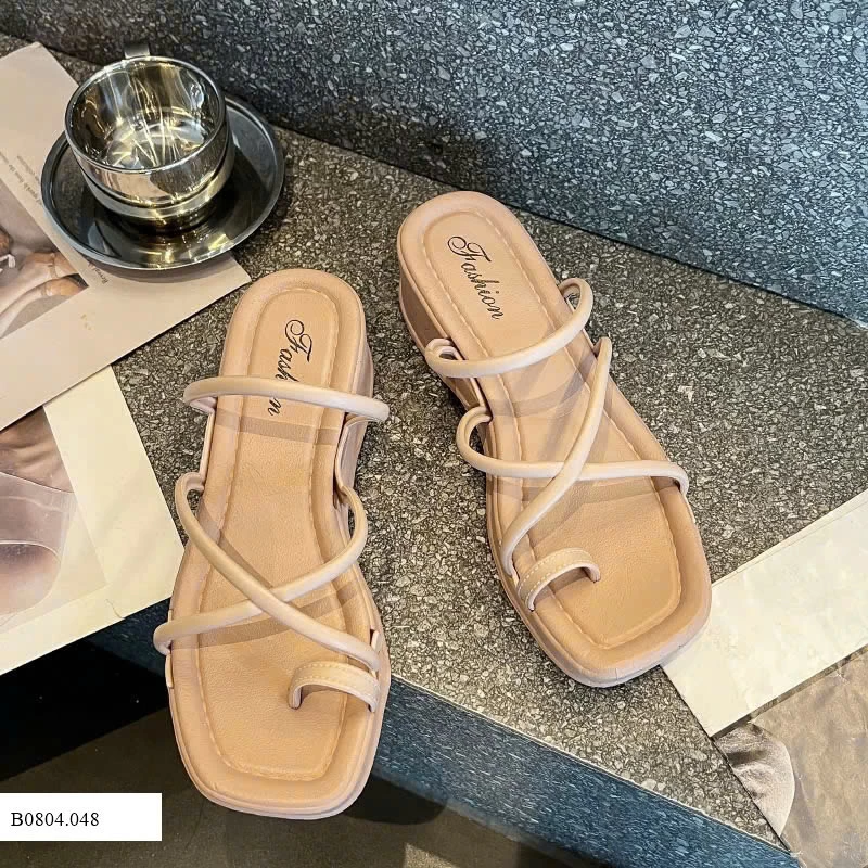 DÉP QUAI TRONG VÀ SANDAL DÂY MẢNH   Sỉ 45k
