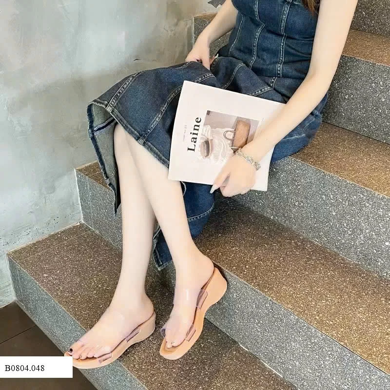 DÉP QUAI TRONG VÀ SANDAL DÂY MẢNH   Sỉ 45k