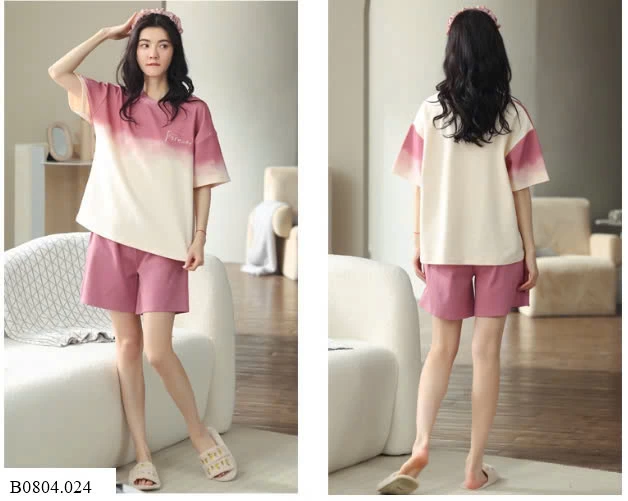 SET BỘ CỘC TAY MẶC NHÀ NỮ   Sỉ 152k