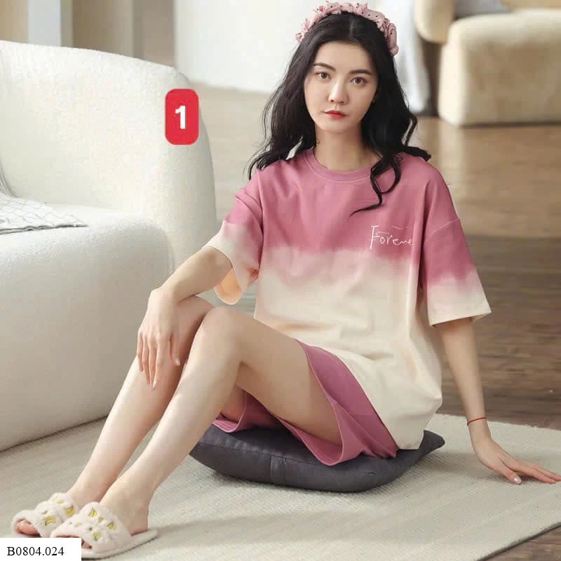 SET BỘ CỘC TAY MẶC NHÀ NỮ   Sỉ 152k