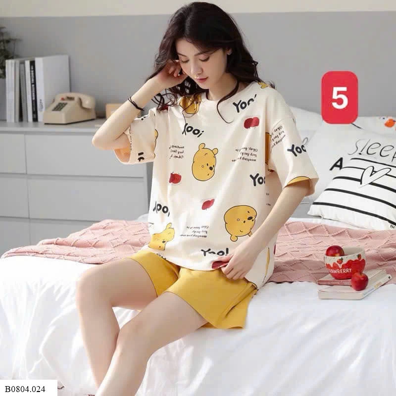 SET BỘ CỘC TAY MẶC NHÀ NỮ   Sỉ 152k
