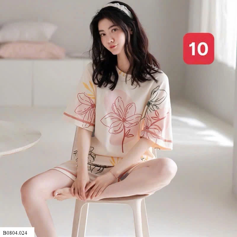 SET BỘ CỘC TAY MẶC NHÀ NỮ   Sỉ 152k
