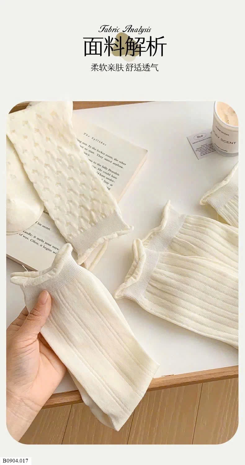 SET 5 ĐÔI TẤT REN NỮ QCCC   Sỉ 44k/1 set 5 đôi mix mẫu