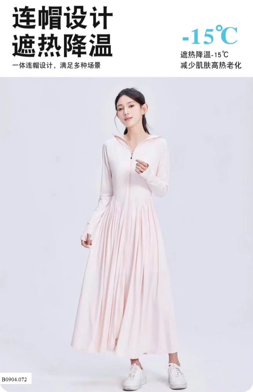 ÁO CHỐNG NẮNG DÁNG DÀI UPF50+   Sỉ 230k