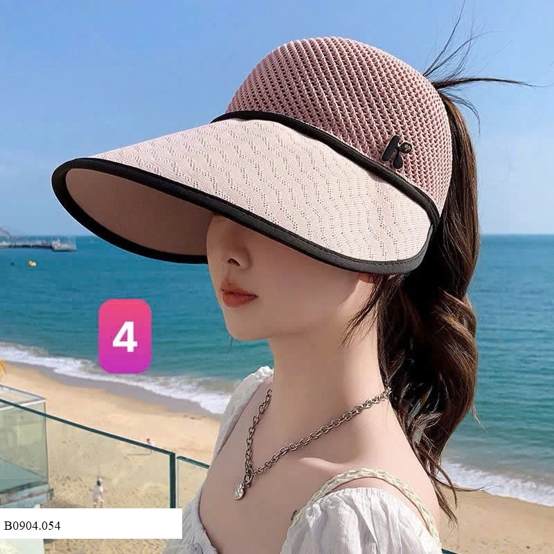 MŨ NẮNG NỬA ĐẦU VÀNH RỘNG  Sỉ 45k