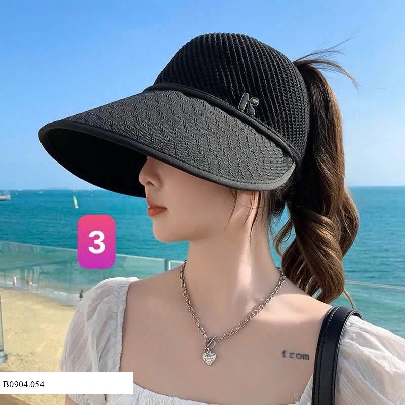 MŨ NẮNG NỬA ĐẦU VÀNH RỘNG  Sỉ 45k