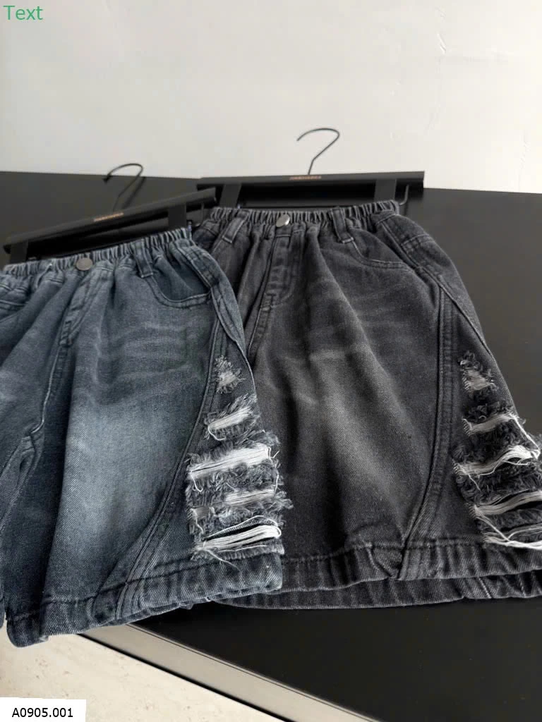 QUẦN SHORT JEAN RÁCH CÁ TÍNH BT  Sỉ 160k