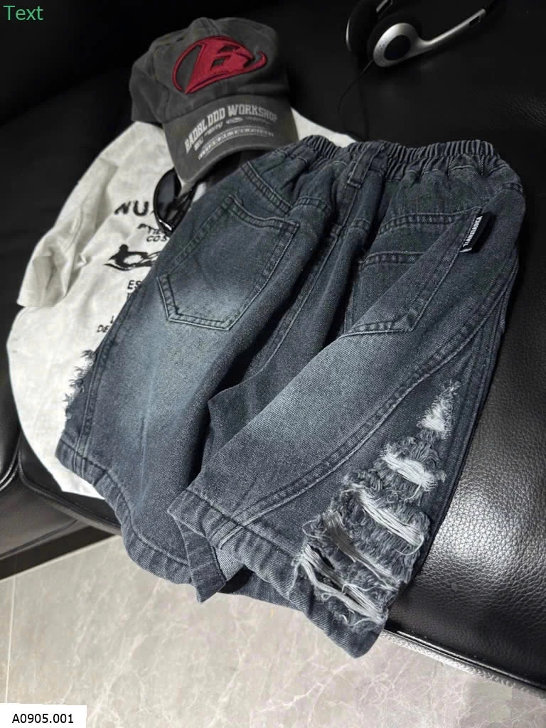QUẦN SHORT JEAN RÁCH CÁ TÍNH BT  Sỉ 160k