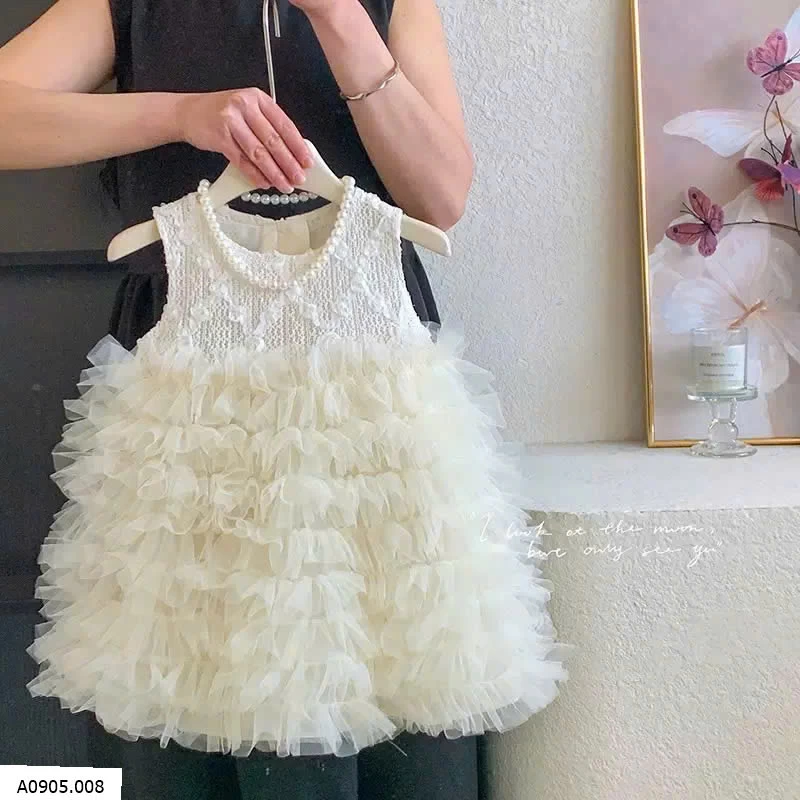 VÁY CÔNG CHÚA REN TẦNG BG  Sỉ 205k 