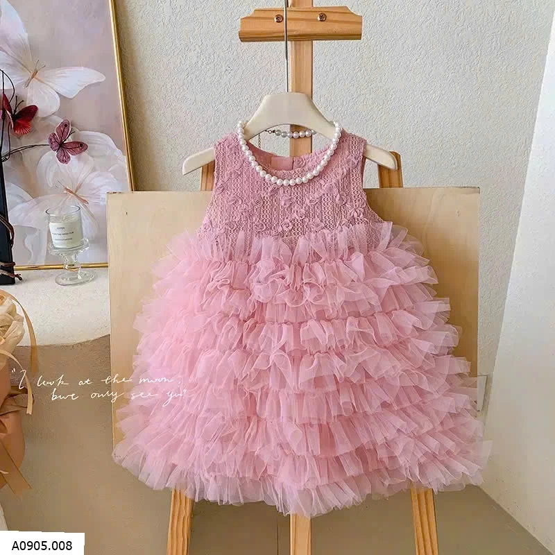 VÁY CÔNG CHÚA REN TẦNG BG  Sỉ 205k 