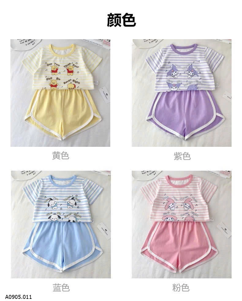 SET BỘ KẺ CỘC TAY HOẠT HÌNH  Sỉ 85k