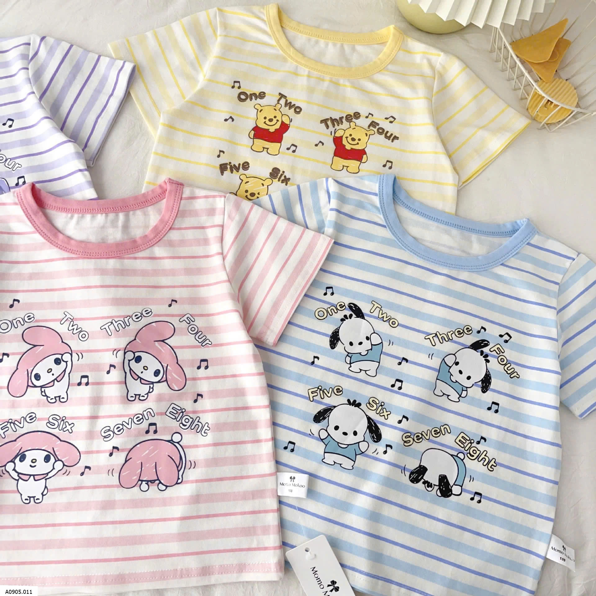 SET BỘ KẺ CỘC TAY HOẠT HÌNH  Sỉ 85k
