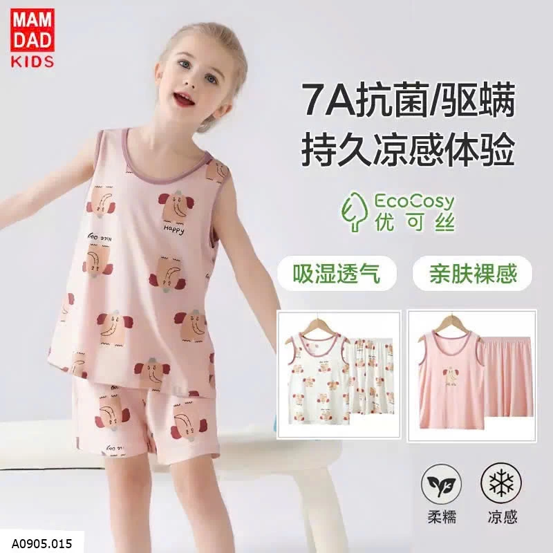 SET BA LỖ MAMDADKIDS  Sỉ Sz 100-130 #79k Sz 140-160 #90k