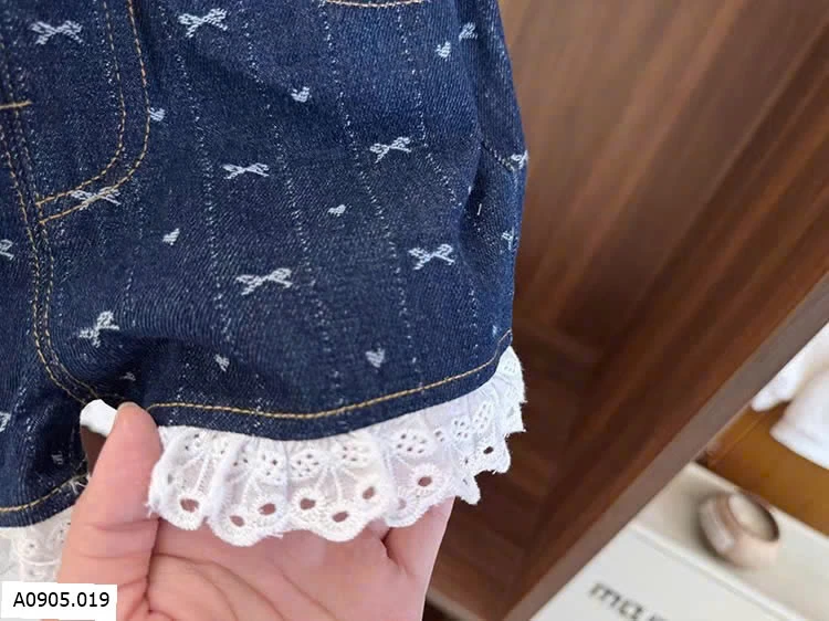 QUẦN SHORT VIỀN REN CHO BÉ GÁI   Sỉ 110k