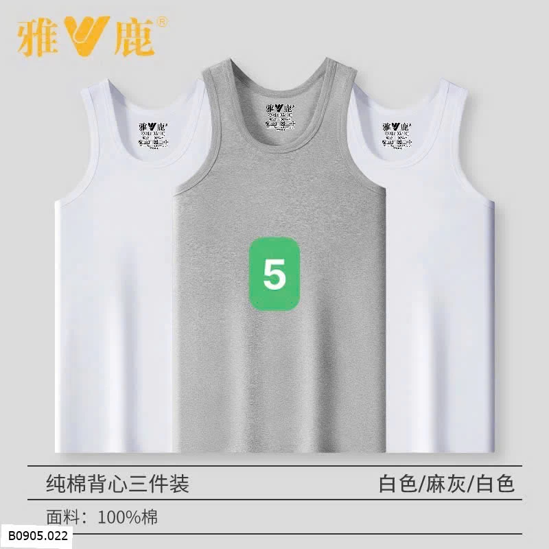 SET 3 ÁO BA LỖ NAM    Sỉ 135k/1 set 3 chiếc 
