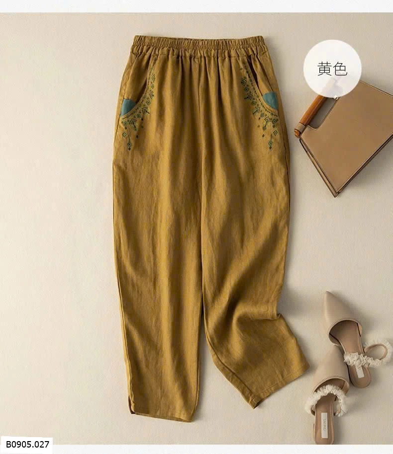 QUẦN ĐŨI RETRO THÊU  Sỉ 105k