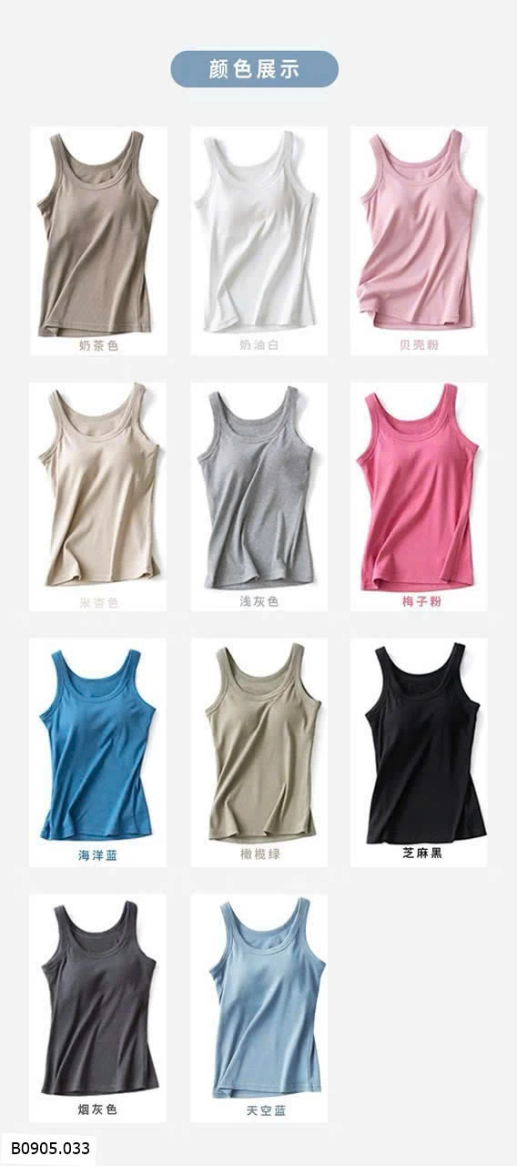ÁO BA LỖ KÈM BRA  Sỉ 115k