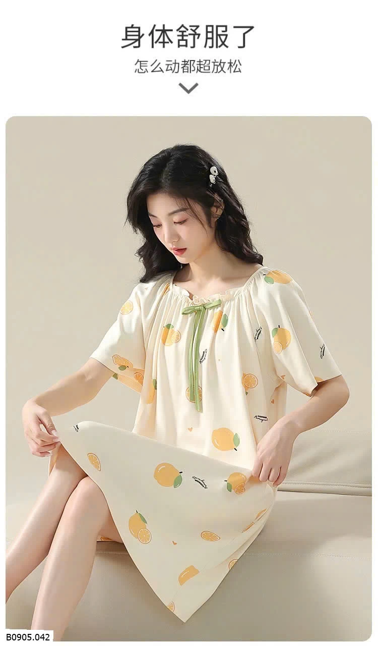 VÁY COTTON MẶC NHÀ Sỉ 130k