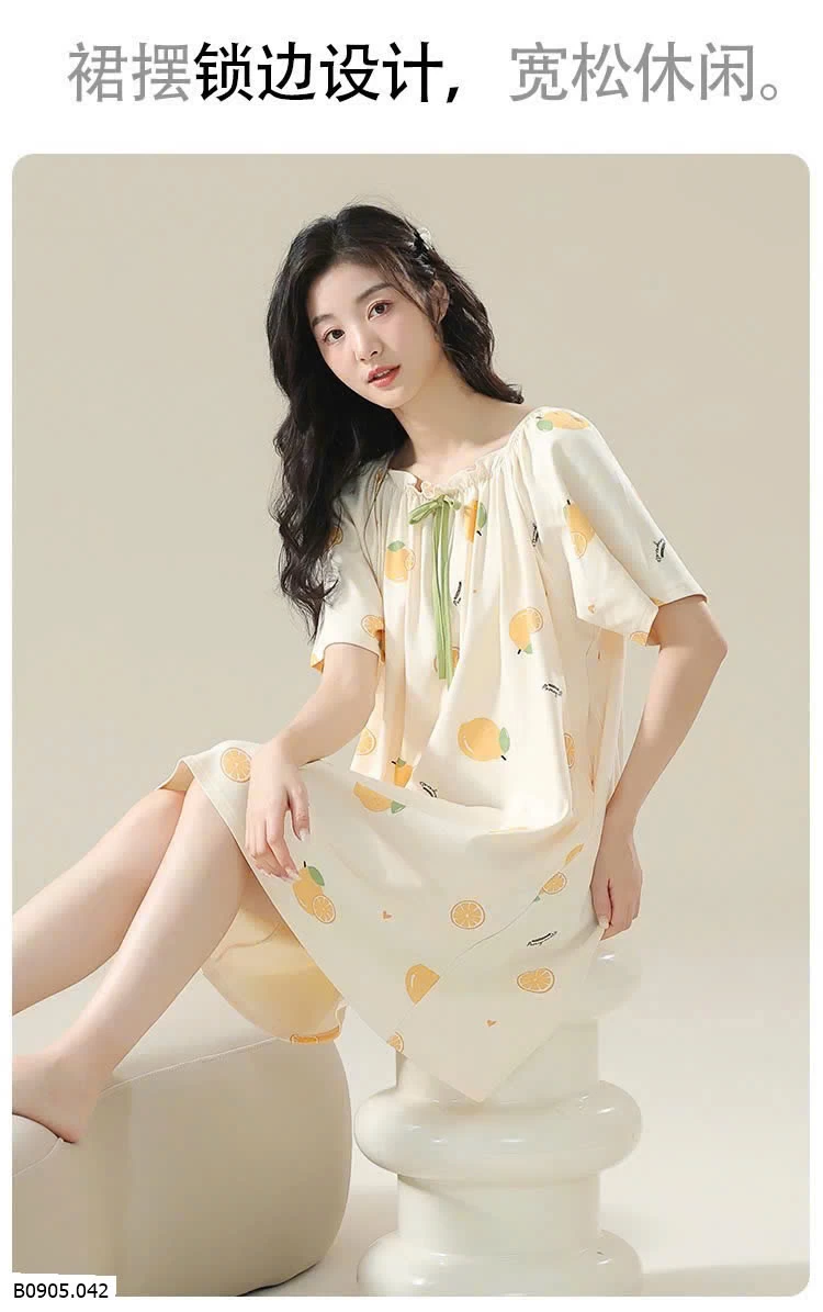VÁY COTTON MẶC NHÀ Sỉ 130k