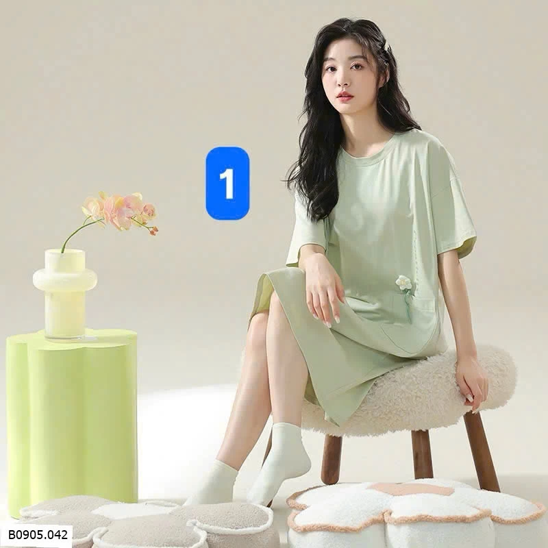 VÁY COTTON MẶC NHÀ Sỉ 130k