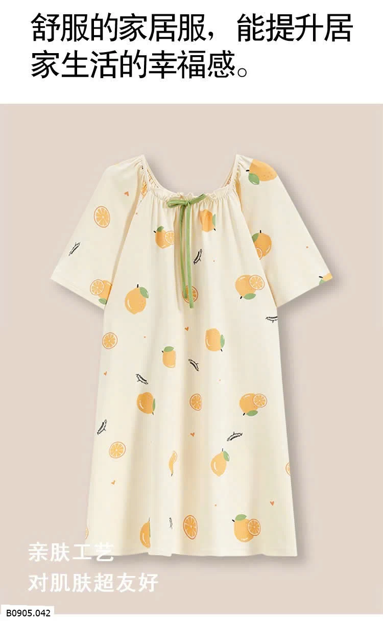 VÁY COTTON MẶC NHÀ Sỉ 130k