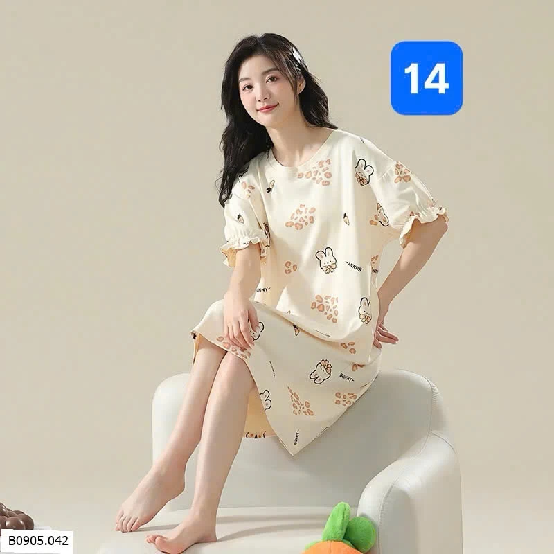 VÁY COTTON MẶC NHÀ Sỉ 130k
