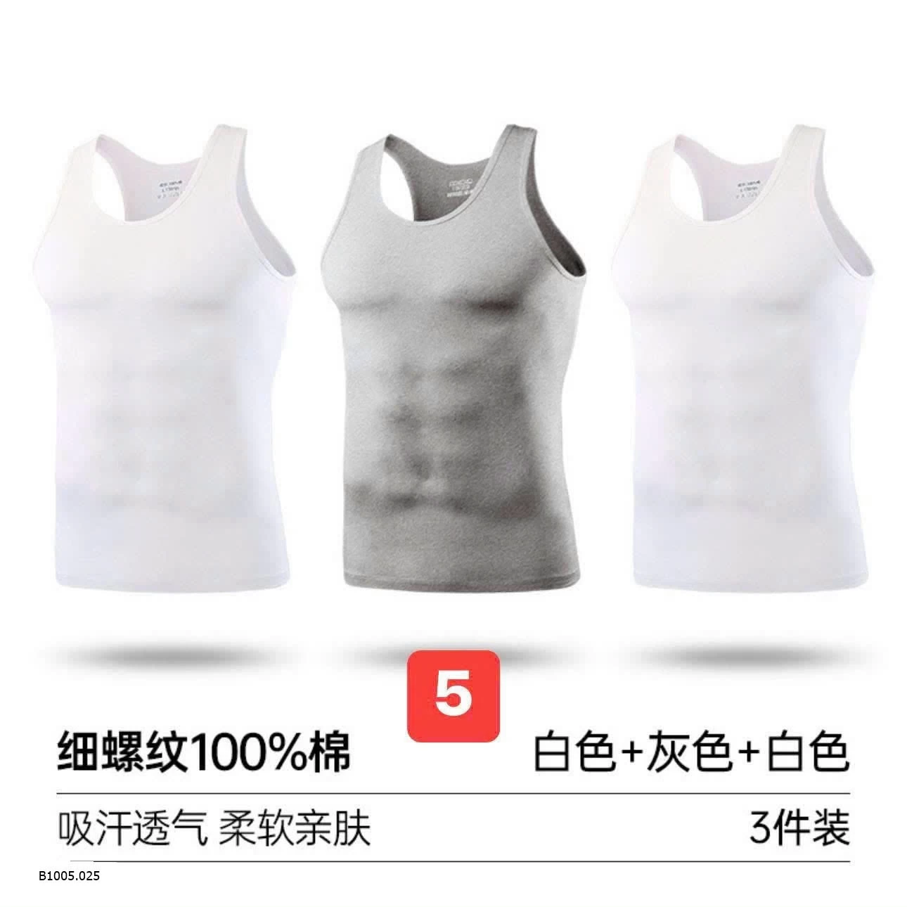 SET 3 ÁO BA LỖ NAM NANJIRENSỉ 105k/set