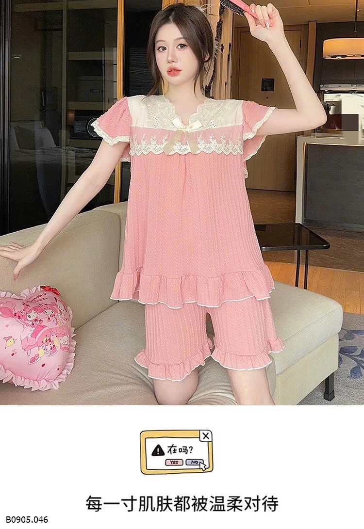 SET BỘ NGỦ PHỐI REN Sỉ sz M-2XL: sỉ 150k sz 3XL-5XL: sỉ 160k 