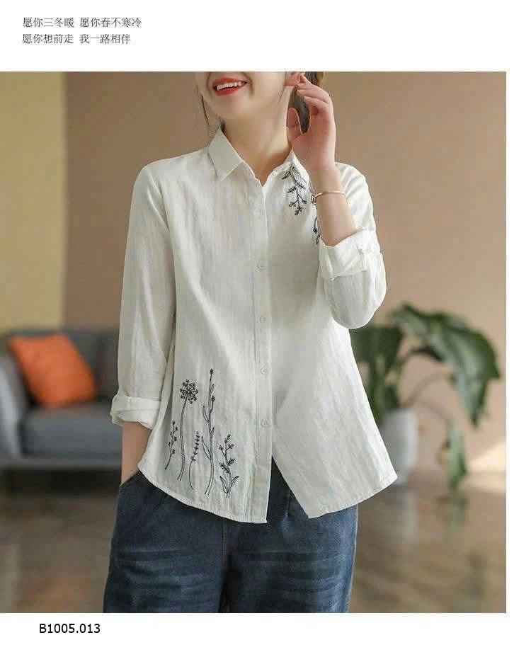 ÁO SƠ MI ĐŨI HOA  Sỉ 115k