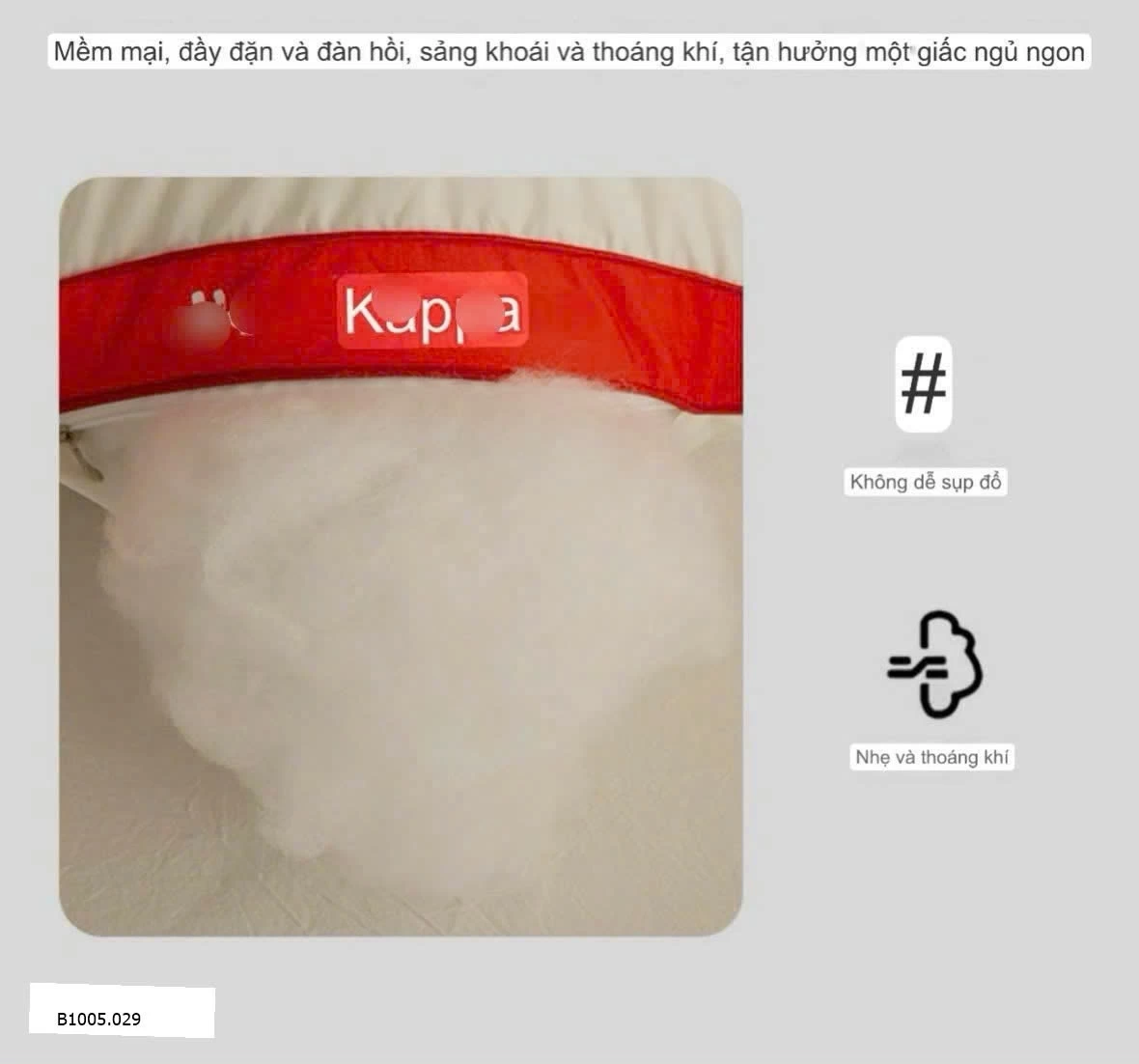 COMBO 2 RUỘT GỐI KAP..P.A  Sỉ 170k.1 cặp 