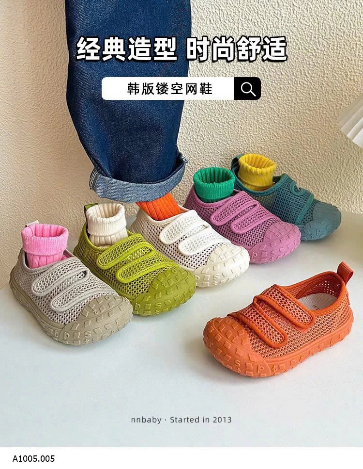 GIÀY LƯỚI THOÁNG KHÍ CHO BÉ  Sỉ giá  sz 22-25: 115k  sz 26-30: 125k 