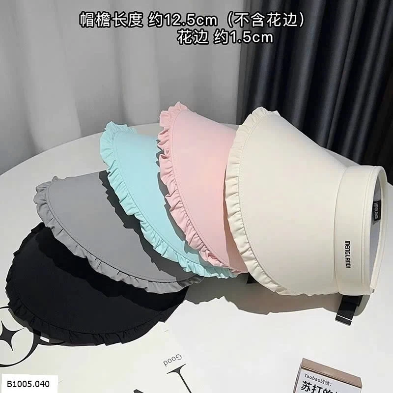MŨ CHỐNG NẮNG NỬA ĐẦU VIỀN BÈO  Sỉ 40k