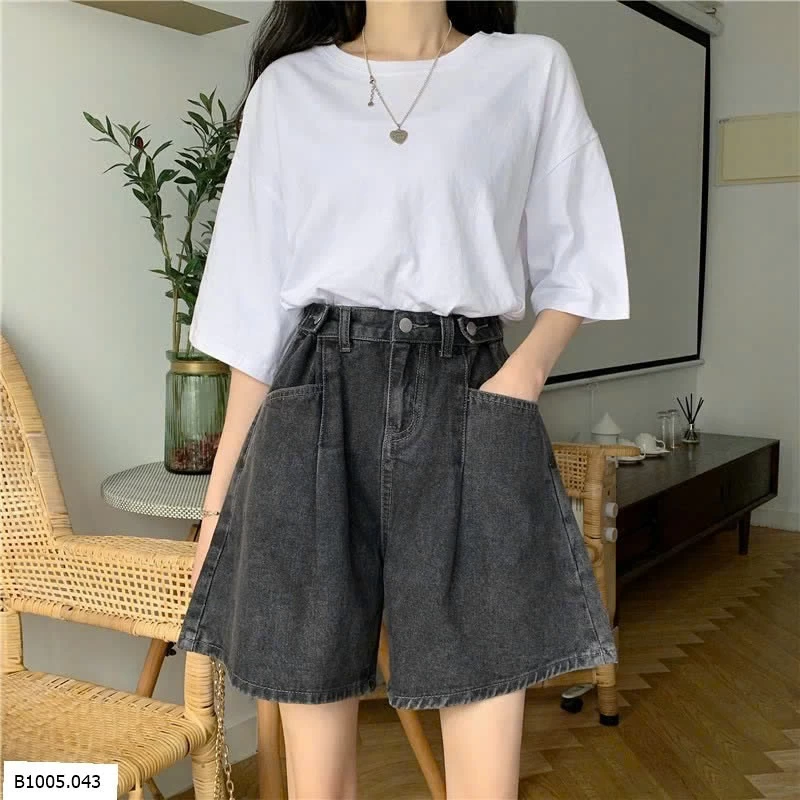 QUẦN SOOC JEAN ỐNG RỘNG  Sỉ 115k