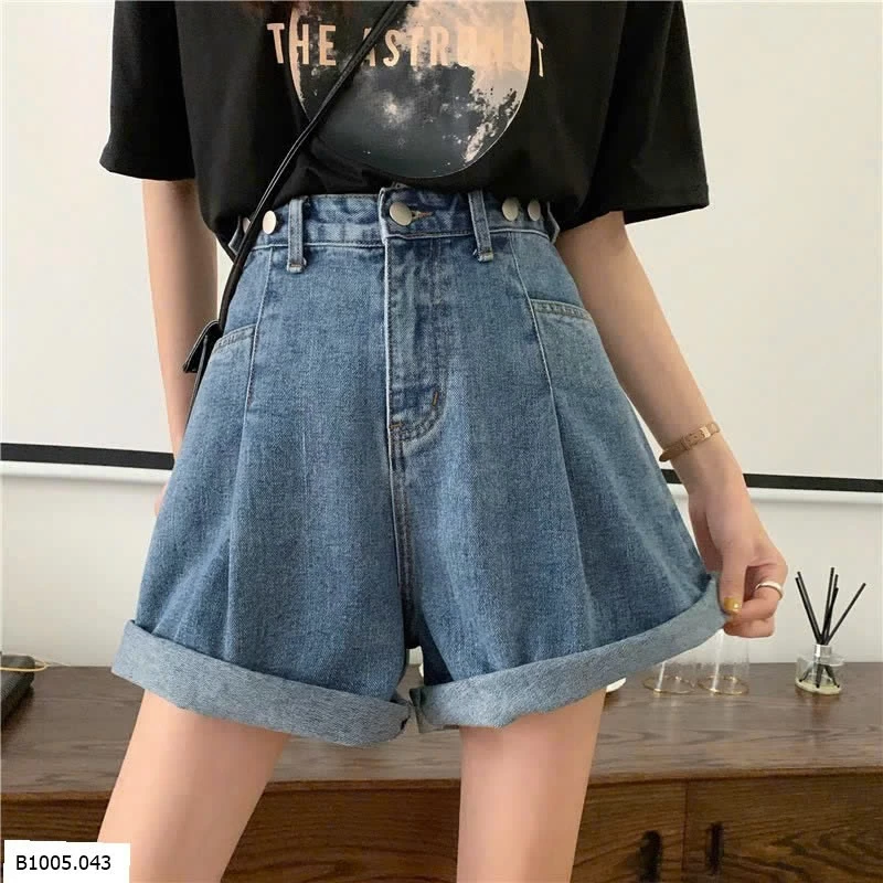 QUẦN SOOC JEAN ỐNG RỘNG  Sỉ 115k