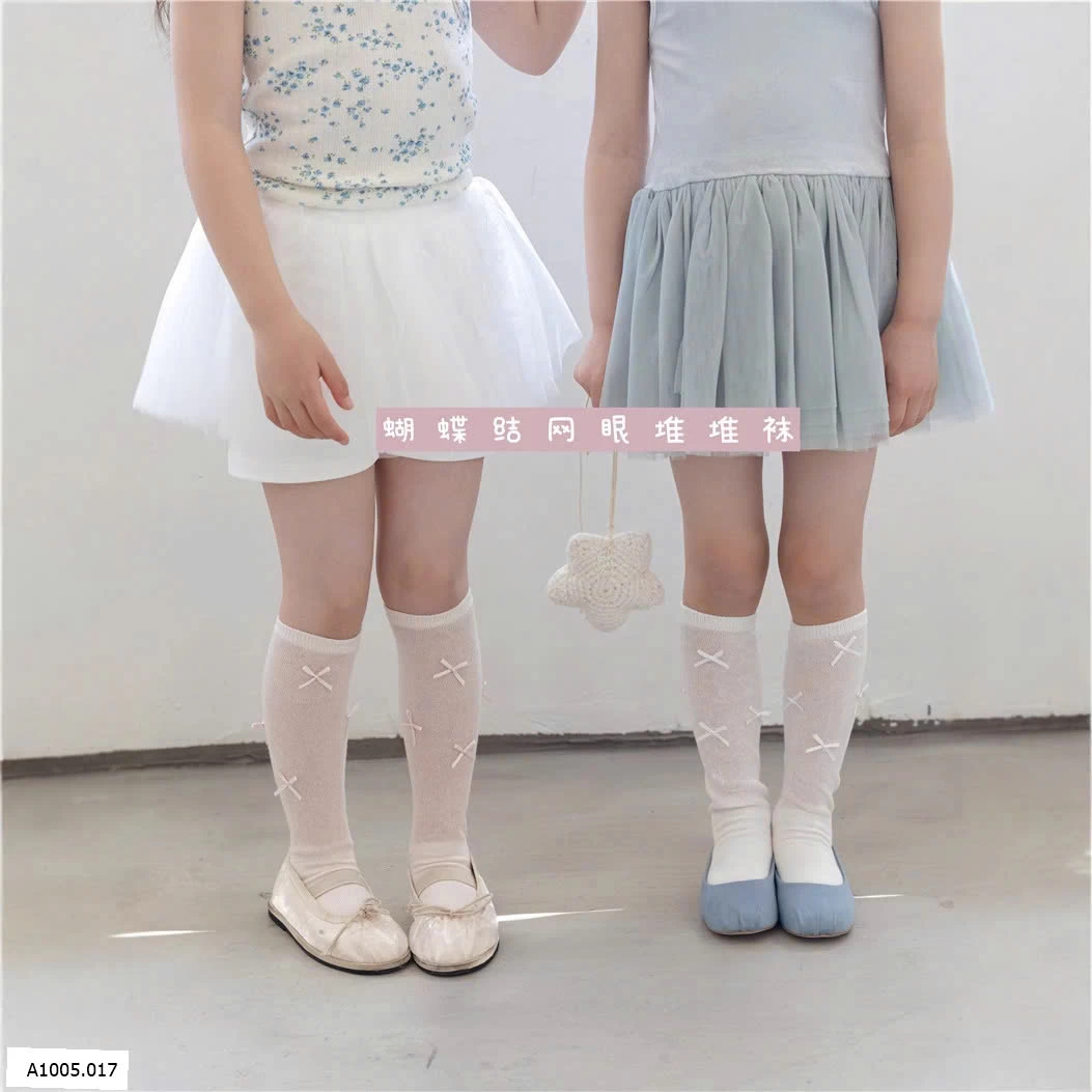  TẤT LƯỚI NƠ AMBBKIDS  Sỉ 39k/1 đôi bán từ 2 đôi 