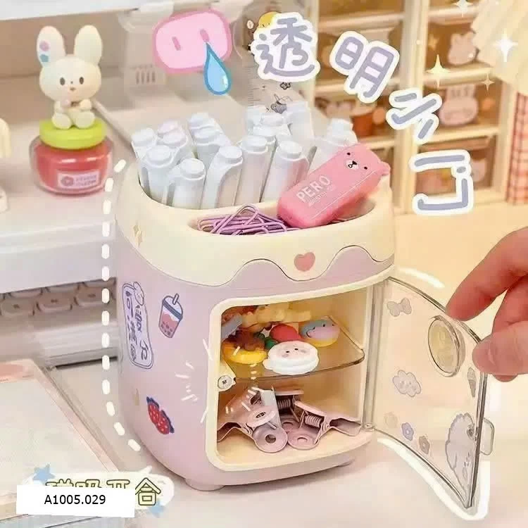 HỘP ĐỰNG BÚT KÈM STICKER Sỉ 29k