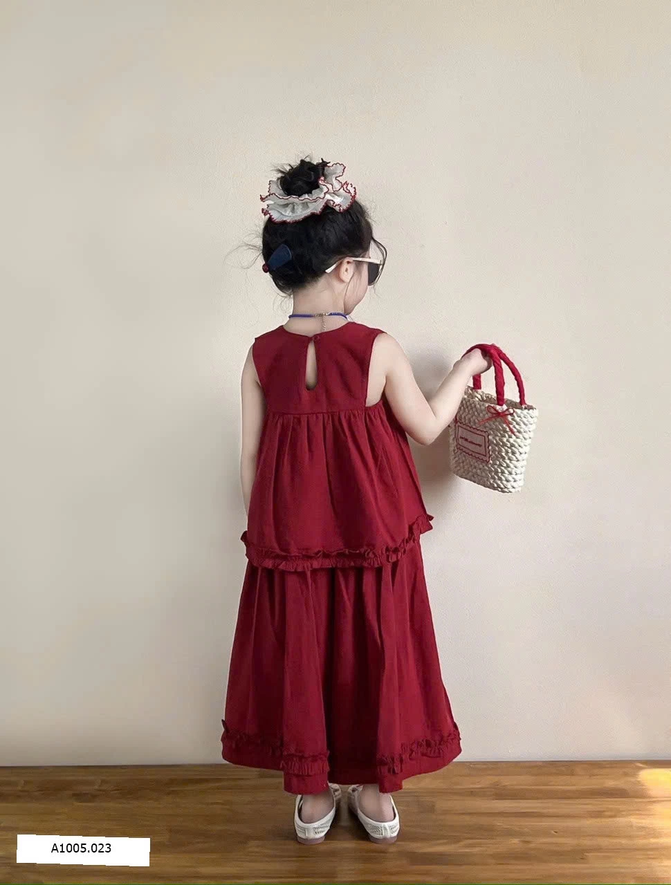 SET BỘ SÁT NÁCH MIX QUẦN XUÔNG ĐỎ Sỉ 230k